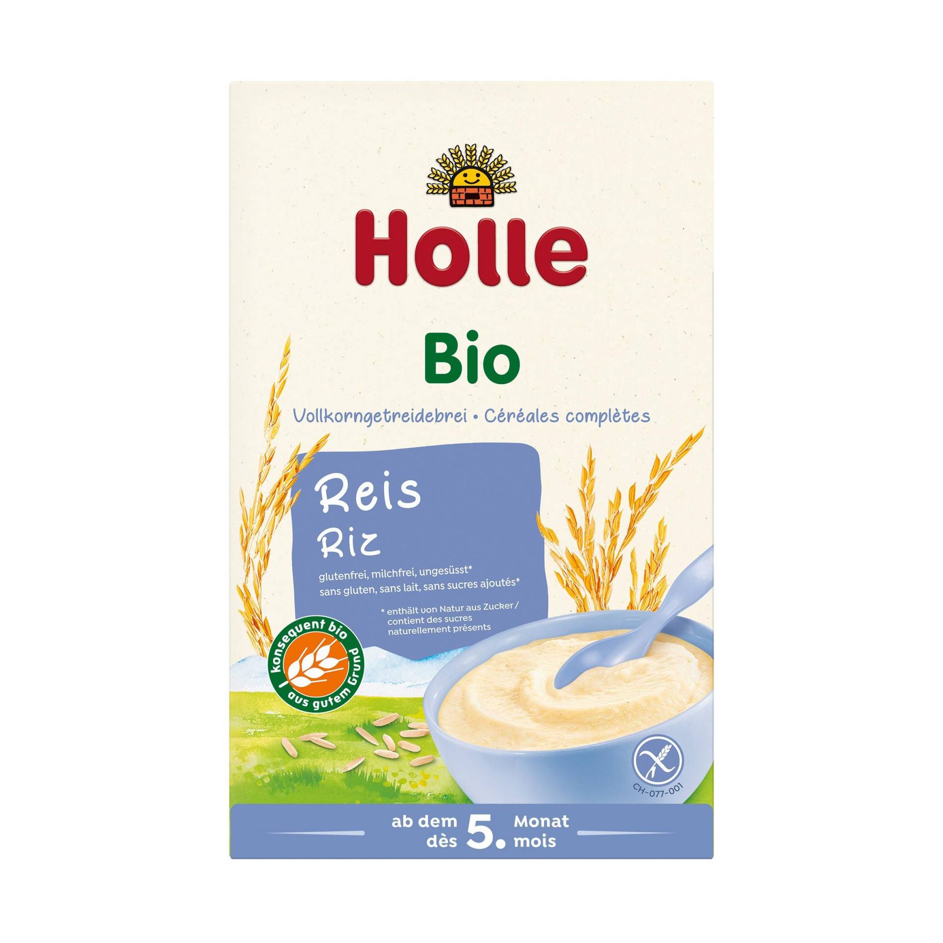 Babybrei Reisflocken Bio (250g) Unisex  ONE SIZE von Holle