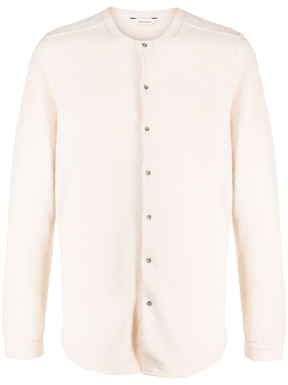 Holzweiler Henley-collar button-down shirt - Neutrals von Holzweiler