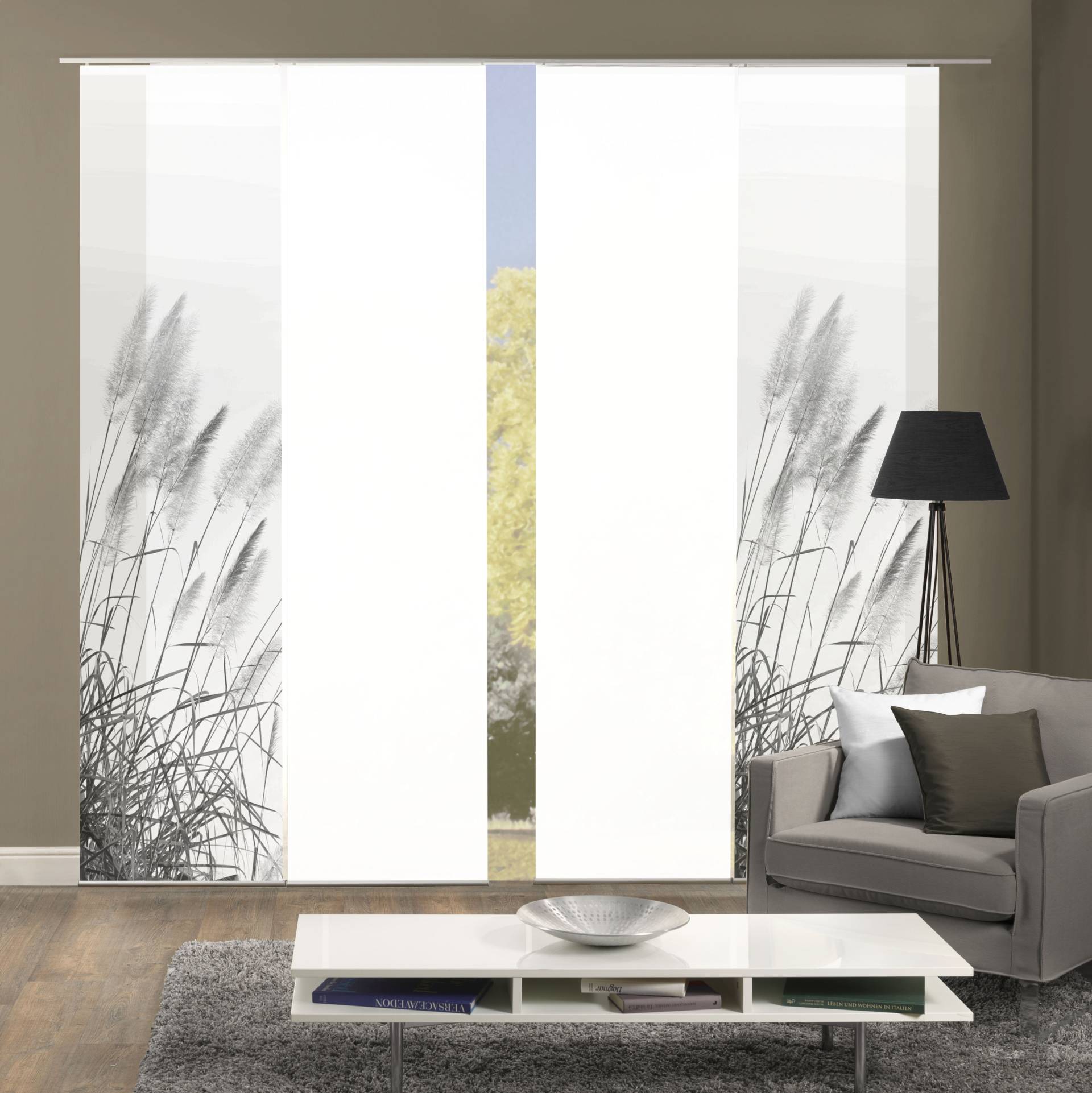 HOME WOHNIDEEN Schiebegardine »PAMPAS«, (1 St.), DIGITALDRUCK von Home Wohnideen