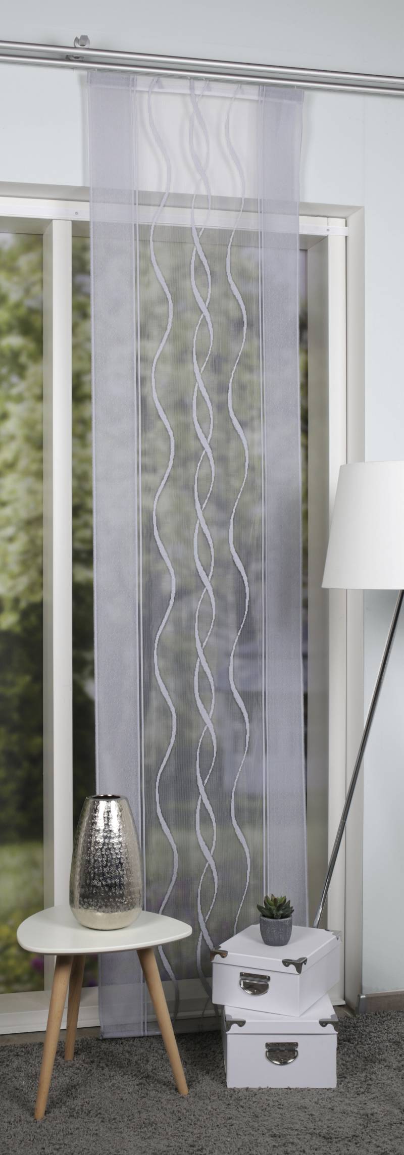 HOME WOHNIDEEN Schiebegardine »ROMANA«, (1 St.), Schiebegardine Jacquard von Home Wohnideen