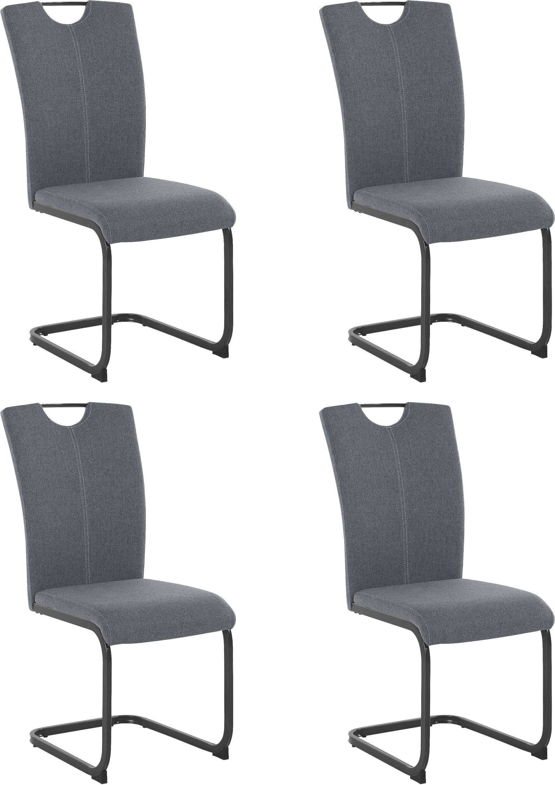 Homexperts Esszimmerstuhl »Viva«, (Set), 4 St., Webstoff, (2 oder 4 Stück), Bezug in Webstoff, Metallgestell in anthrazit Homexperts Esszimmerstuhl »Viva«, (Set), 4 St., Webstoff, (2 oder 4 Stück), Bezug in Webstoff, Metallgestell in anthrazit von Homexperts