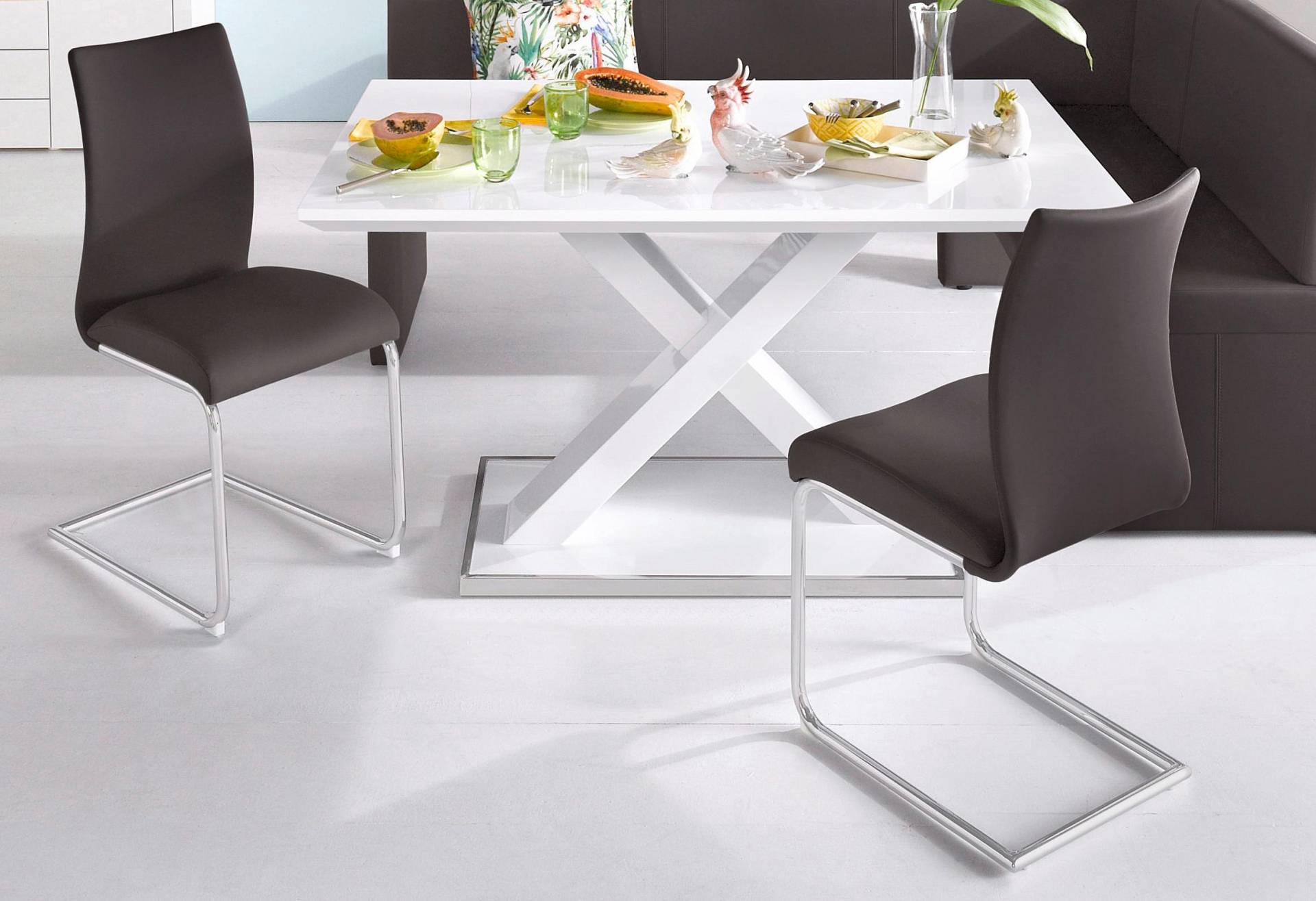 Homexperts Esszimmerstuhl »Apollo«, (Set), 2 St., Kunstleder, Bezug in Kunstleder Homexperts Esszimmerstuhl »Apollo«, (Set), 2 St., Kunstleder, Bezug in Kunstleder von Homexperts