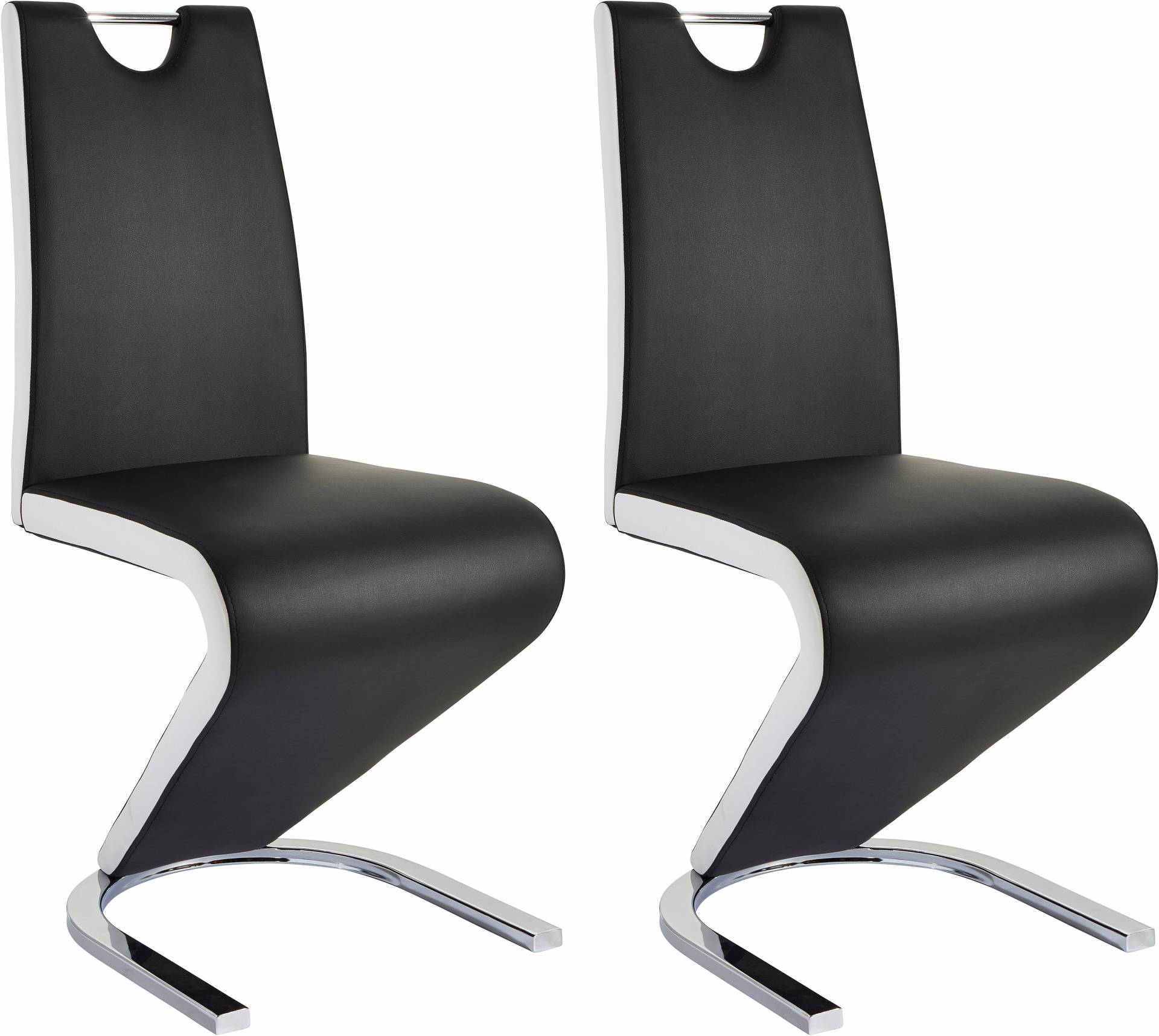 Homexperts Esszimmerstuhl »Zora 01«, (Set), 2 St., Kunstleder, Bezug in Kunstleder, mit weiss abgesetzten Seiten Homexperts Esszimmerstuhl »Zora 01«, (Set), 2 St., Kunstleder, Bezug in Kunstleder, mit weiss abgesetzten Seiten von Homexperts