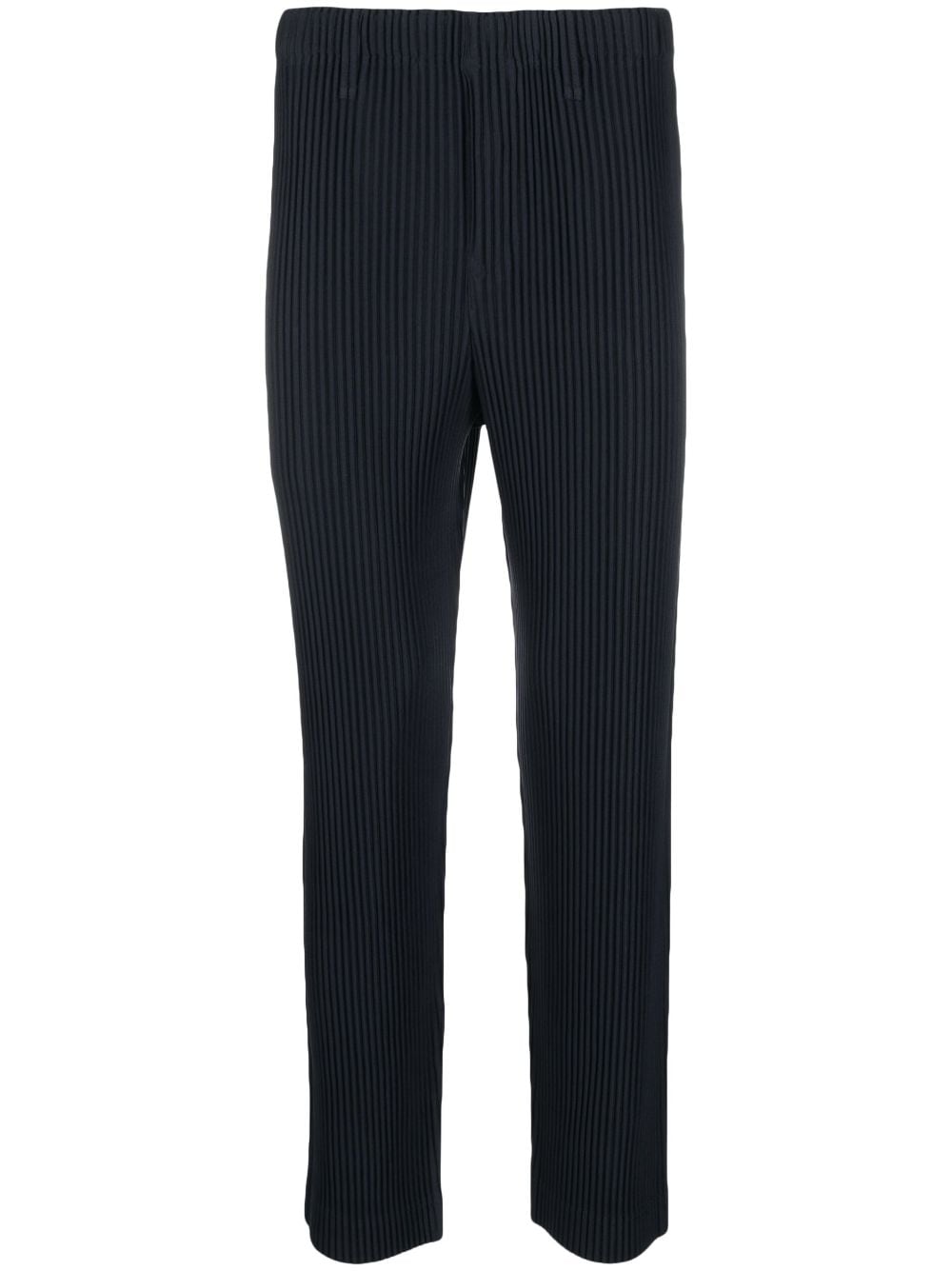 Homme Plissé Issey Miyake Basic straight-leg trousers - Blue von Homme Plissé Issey Miyake