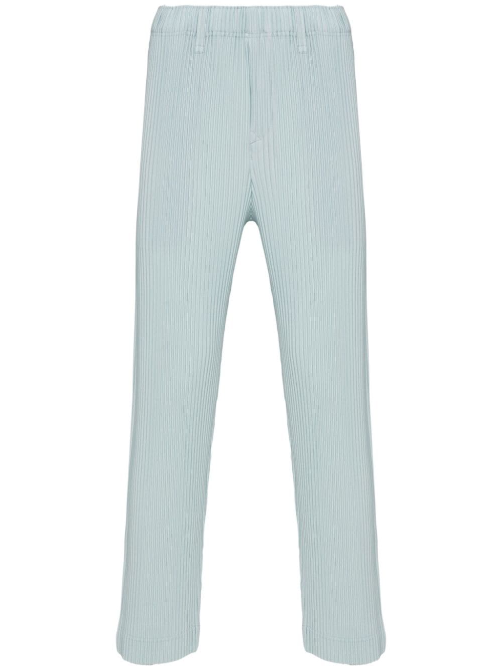 Homme Plissé Issey Miyake Color Pleats straight-leg trousers - Blue von Homme Plissé Issey Miyake