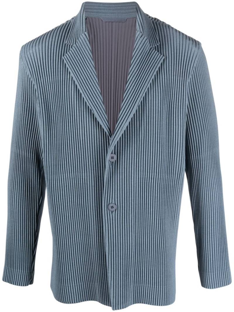 Homme Plissé Issey Miyake Kersey Pleats blazer - Blue von Homme Plissé Issey Miyake