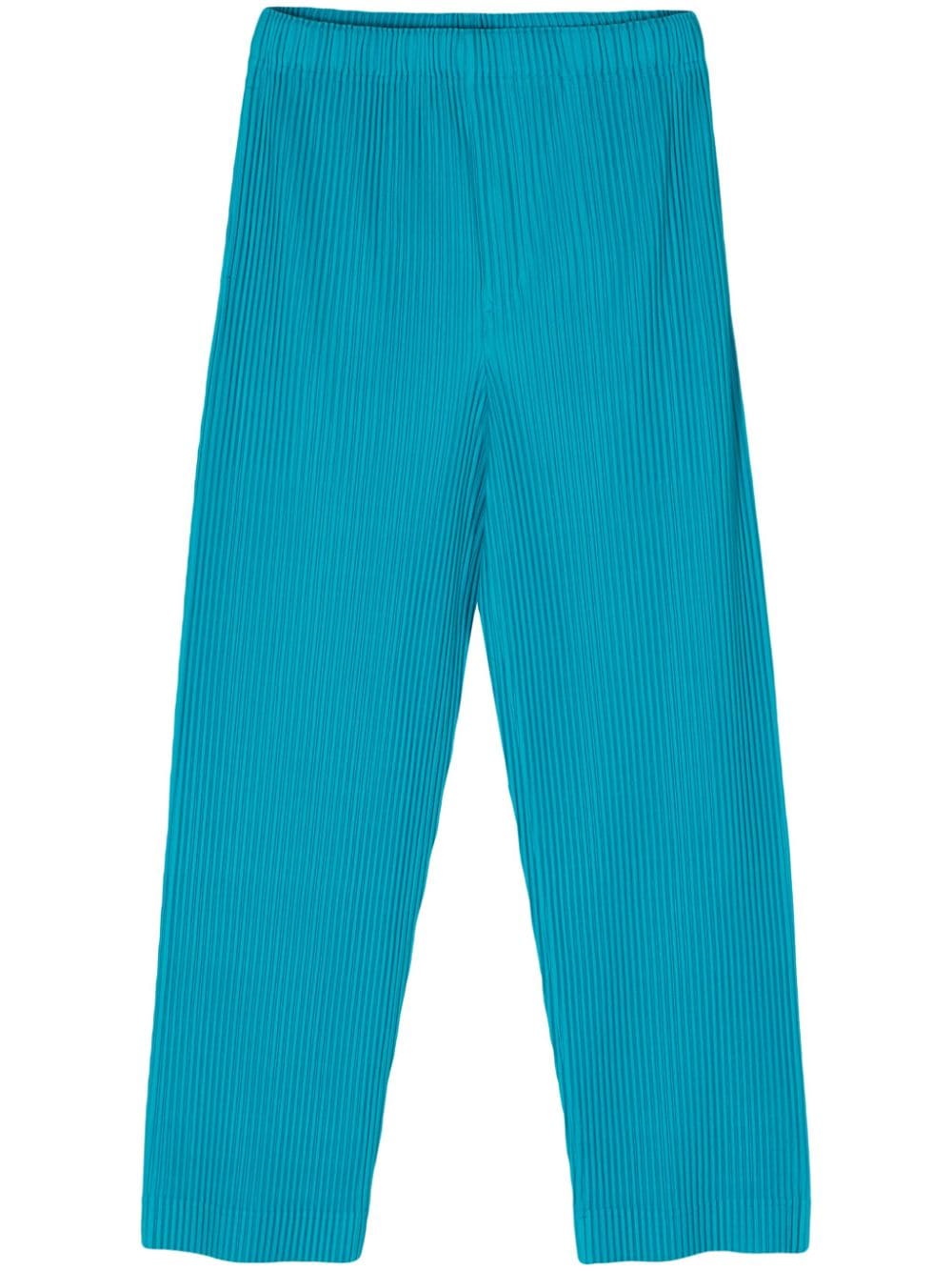 Homme Plissé Issey Miyake MC March pleated trousers - Blue von Homme Plissé Issey Miyake