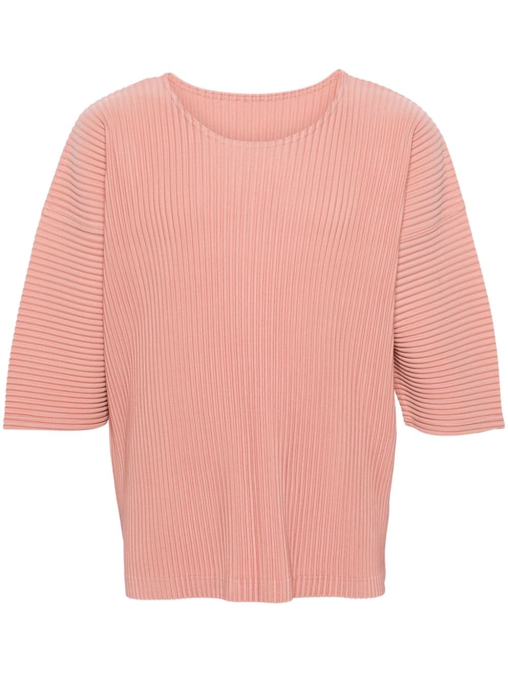 Homme Plissé Issey Miyake MC March plissé T-shirt - Pink von Homme Plissé Issey Miyake