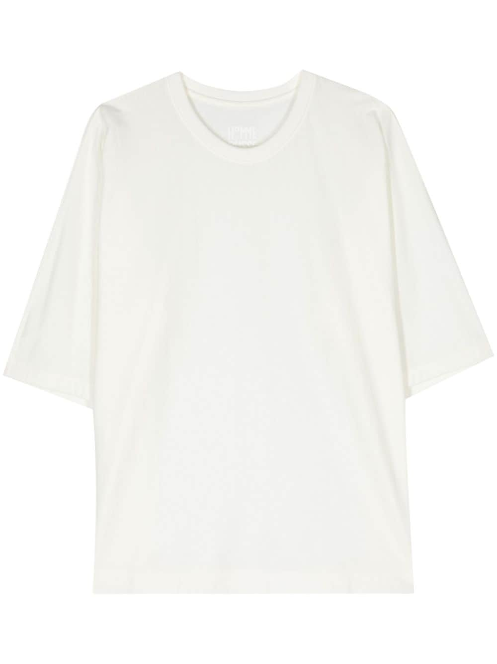 Homme Plissé Issey Miyake Release cotton T-shirt - White von Homme Plissé Issey Miyake