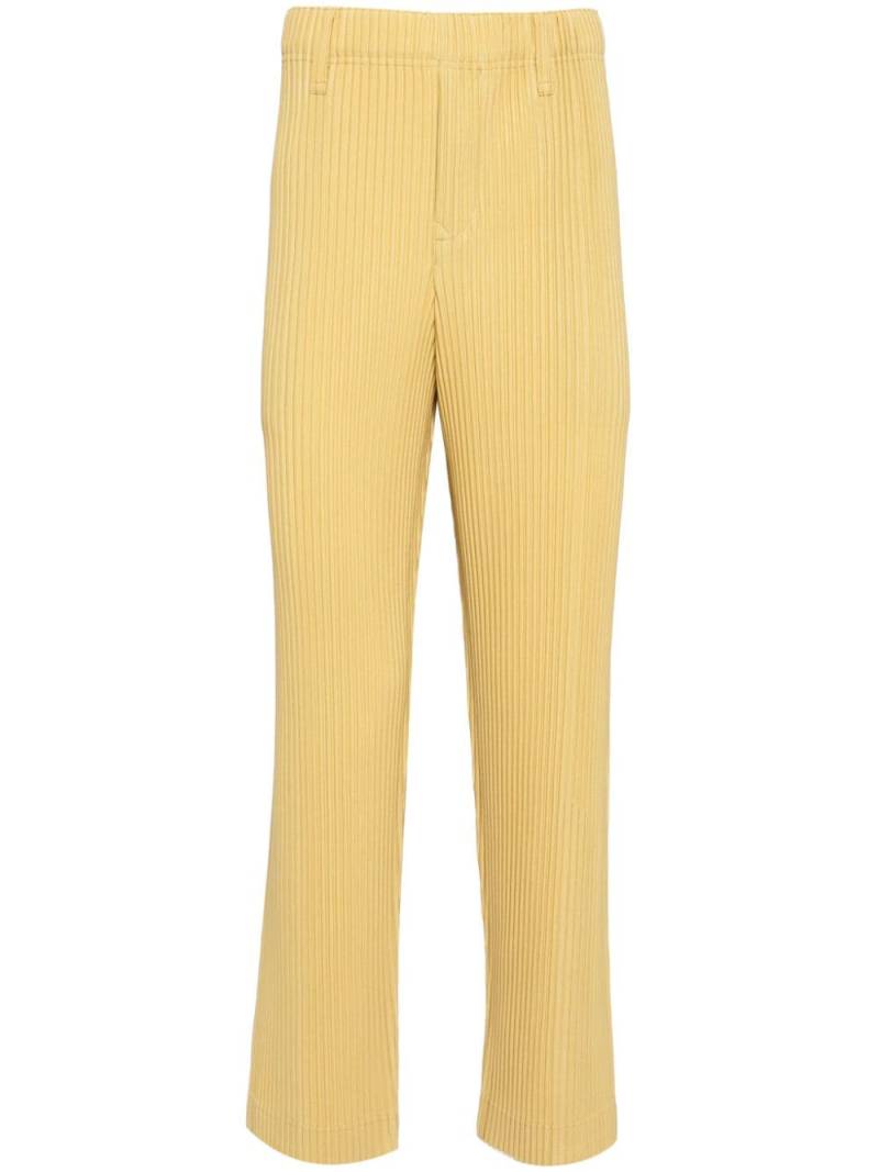 Homme Plissé Issey Miyake Tailored Pleats 1 trousers - Yellow von Homme Plissé Issey Miyake