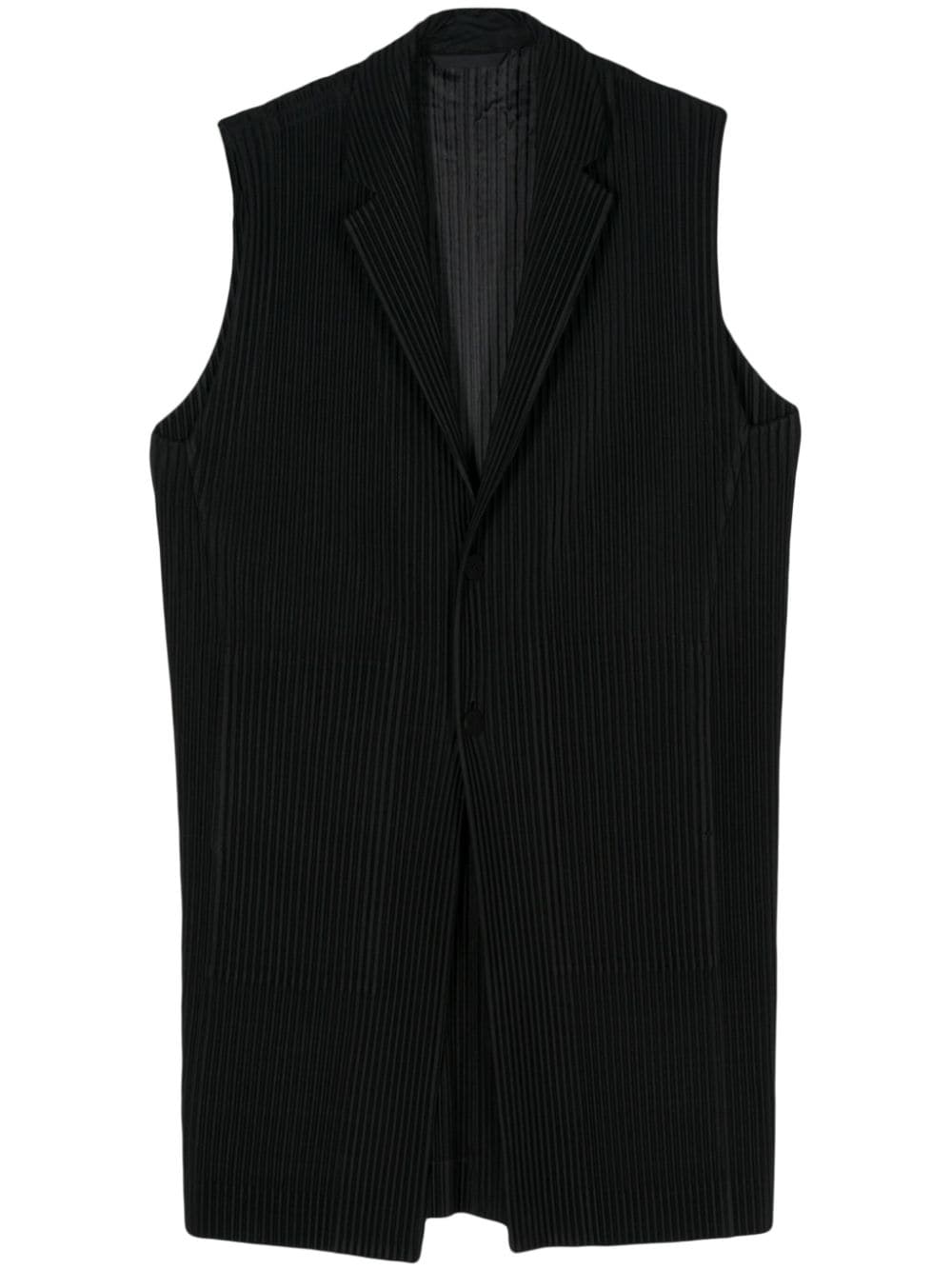 Homme Plissé Issey Miyake Tailored Pleats 1 vest - Black von Homme Plissé Issey Miyake