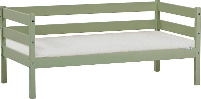 Hoppekids Einzelbett »ECO Comfort Kinderbett, Kiefer Massivholz, Jugendbett inkl. Rollrost«, 70x160 cm, wahlweise in verschieden Farben/ Matratze/ Absturzsicherung von Hoppekids
