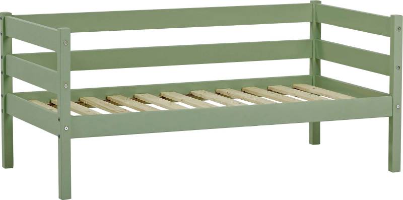 Hoppekids Einzelbett »ECO Comfort Kinderbett, Kiefer Massivholz, Jugendbett inkl. Rollrost«, 70x160 cm, wahlweise in verschieden Farben/ Matratze/ Absturzsicherung von Hoppekids