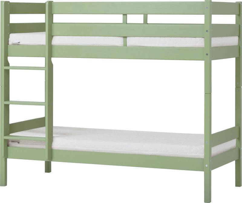 Hoppekids Etagenbett »ECO Comfort Kinderbett 90x200 oder 70x160 aus Massivholz in 4 Farben«, TÜV, FSC und Nordisches Umweltzeichen – wahlweise mit Matratzen von Hoppekids