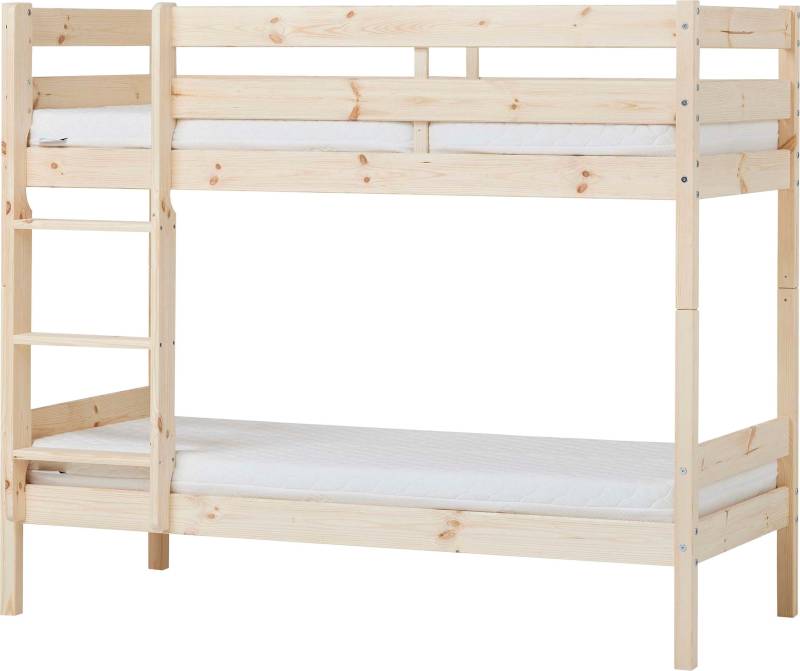 Hoppekids Etagenbett »ECO Comfort Kinderbett 90x200 oder 70x160 aus Massivholz in 4 Farben«, TÜV, FSC und Nordisches Umweltzeichen – wahlweise mit Matratzen von Hoppekids