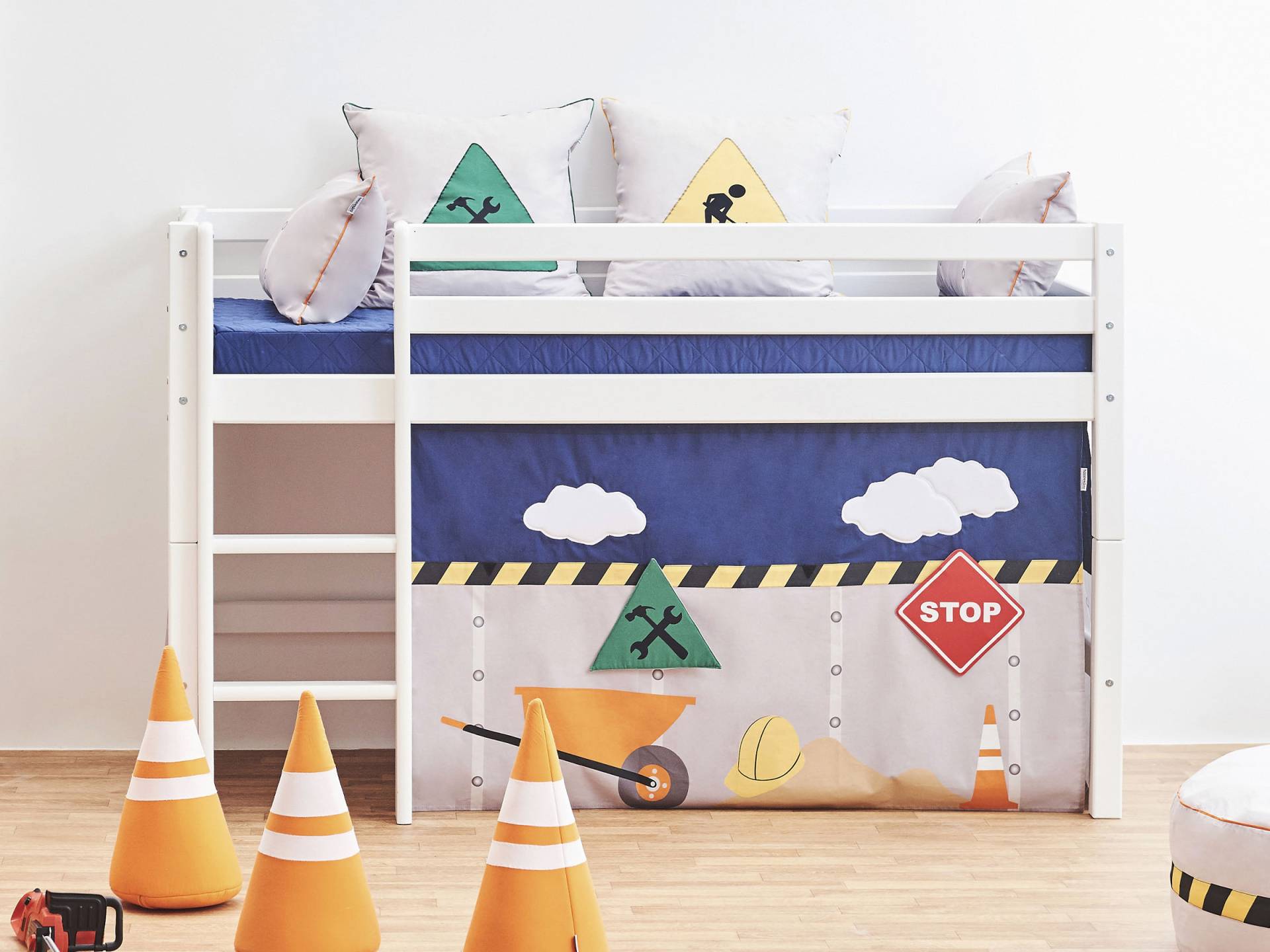 Hoppekids Hochbett »«Construction»« von Hoppekids