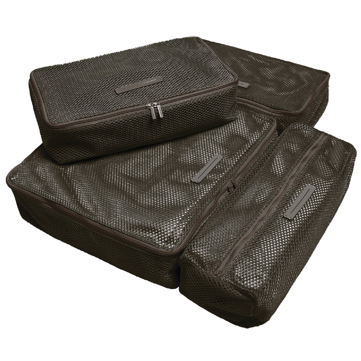 Packing Cubes 4er Set, Dark Olive Packing Cubes 4er Set, Dark Olive von Horizn Studios