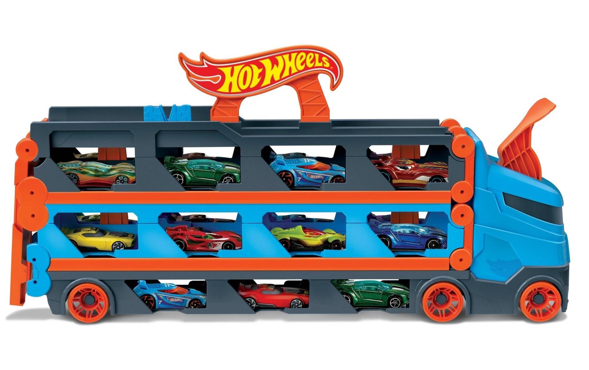 Hot Wheels Spielzeug-Auto »City 2-in-1 Rennbahn-Transporter« von Hot Wheels