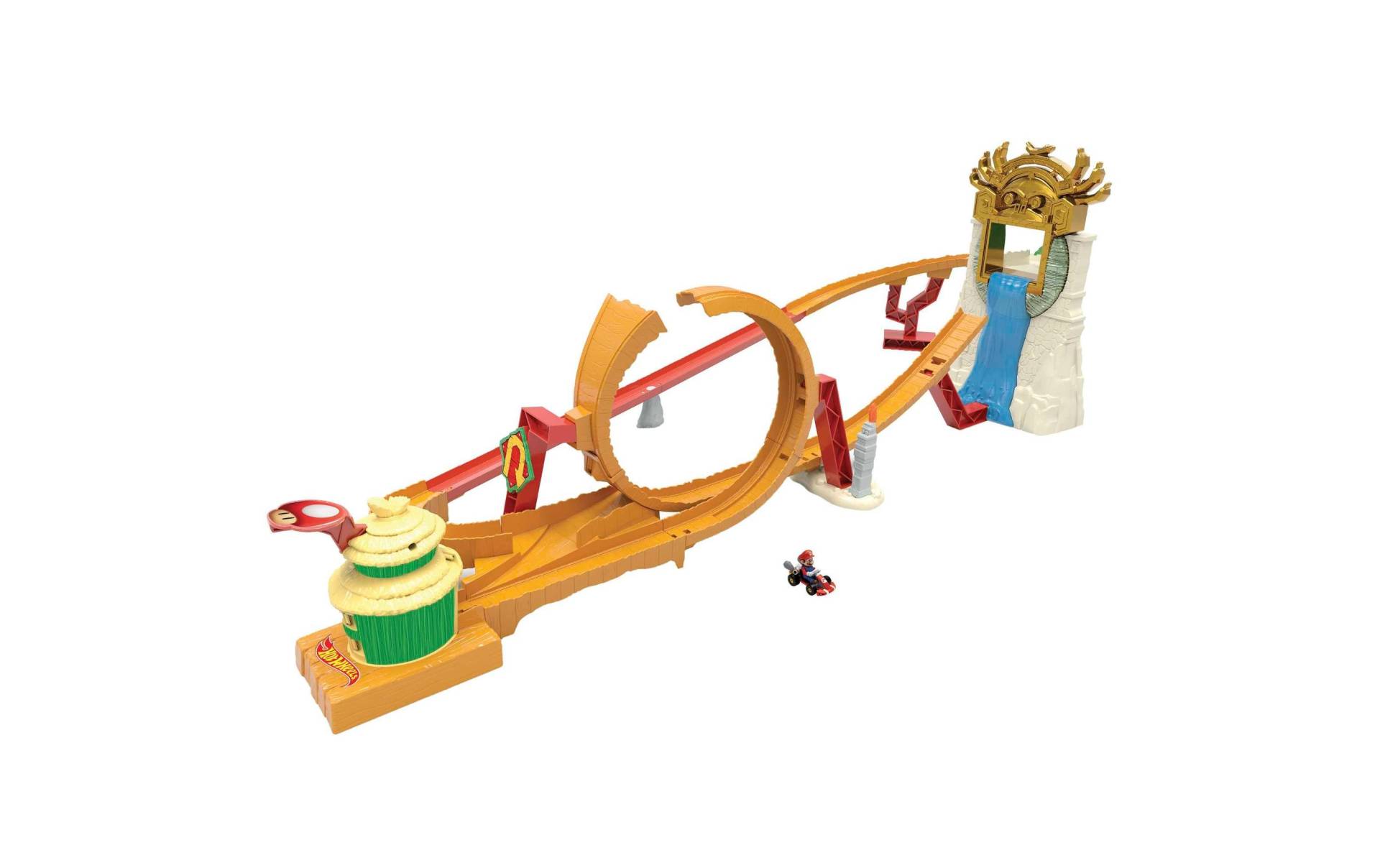 Hot Wheels Spielzeug-Auto »Hot Wheels Mario Kart Kong Island Track Set« von Hot Wheels