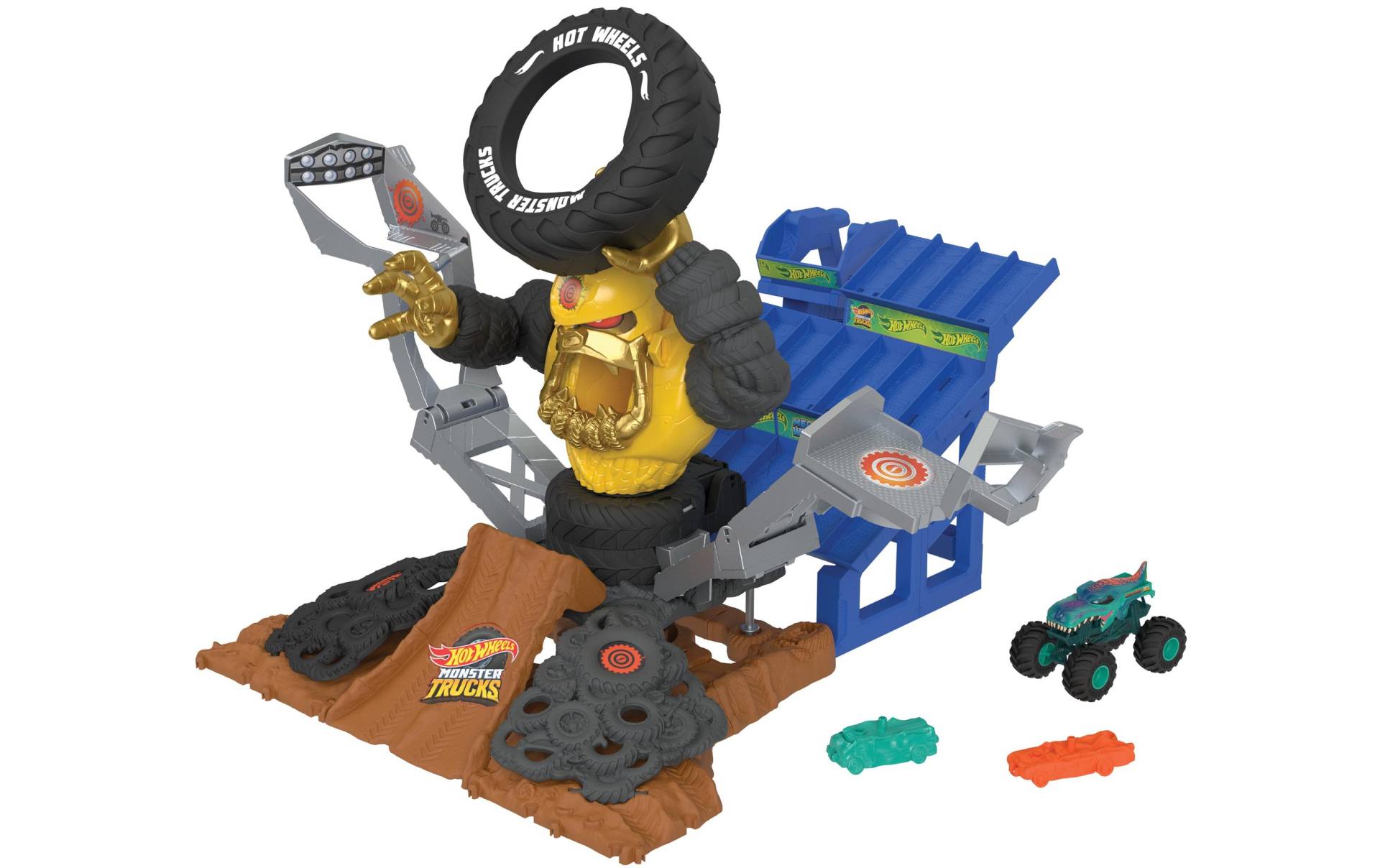 Hot Wheels Spielzeug-Auto »Monster Trucks Arena Smashers: Mega Wrex v. Crushzilla« von Hot Wheels