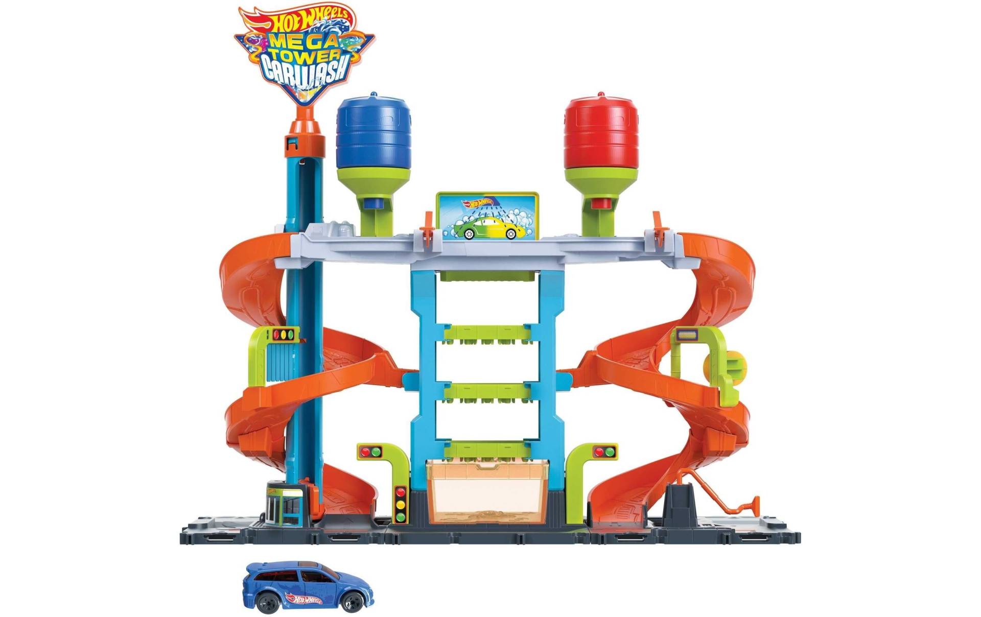 Hot Wheels Steckspielzeug »City Mega Turm-Autowaschanlage« von Hot Wheels