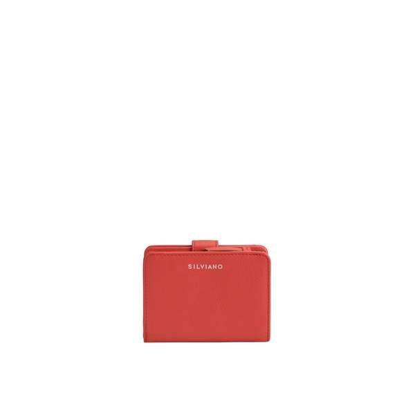 Lindsey Doppel Brieftasche Damen Rot Bunt ONE SIZE von House of Silviano