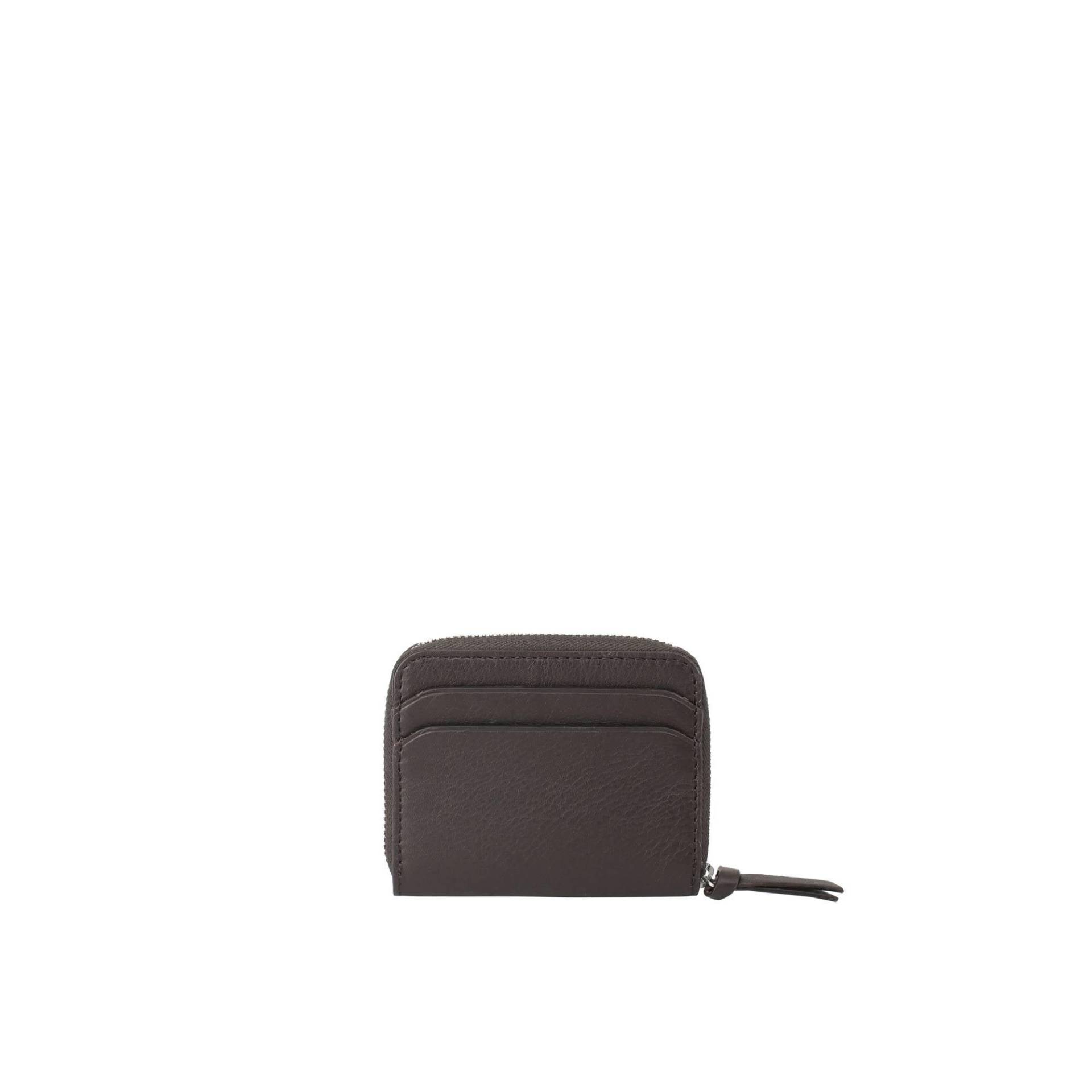 Gelbe Brieftasche Mit Reißverschluss Damen Braun ONE SIZE von House of Silviano