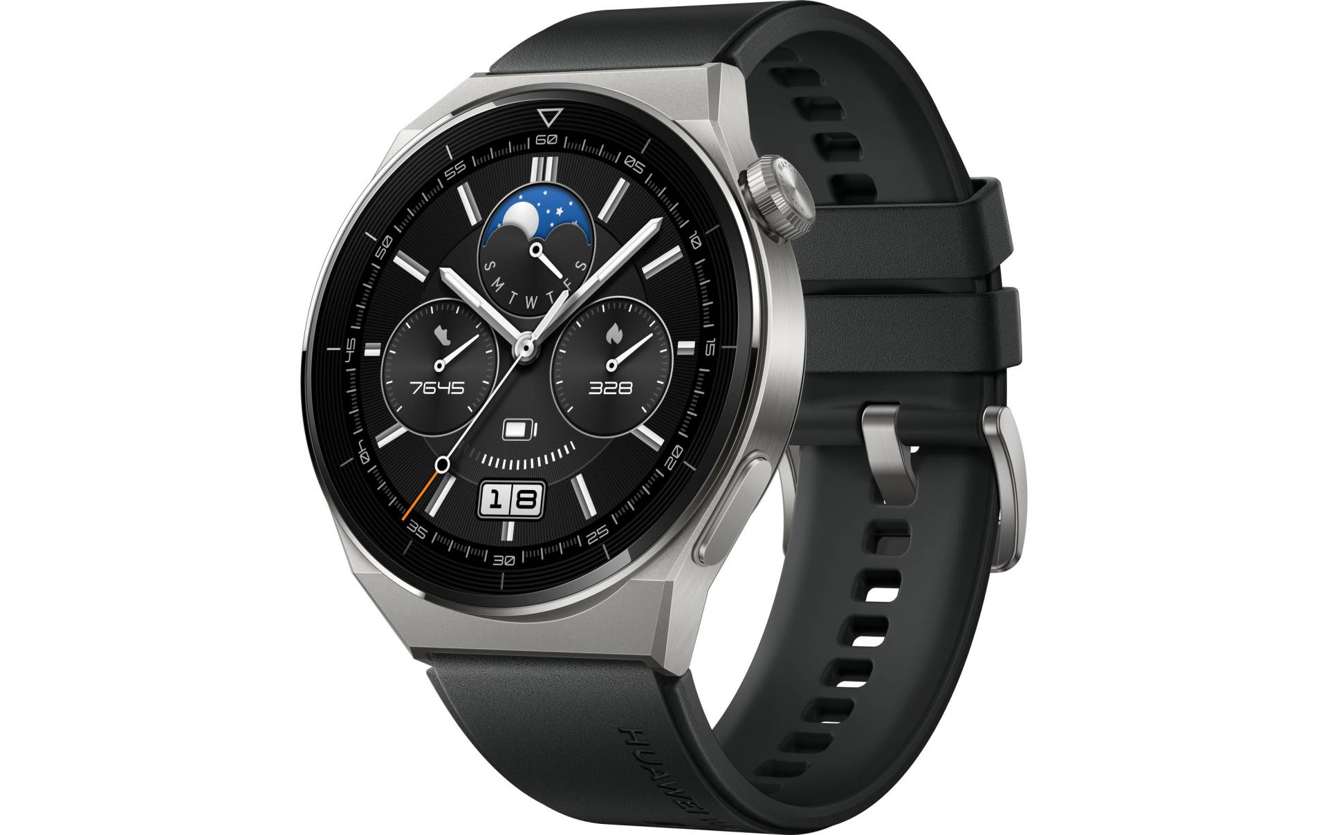 Huawei Smartwatch »GT3 Pro 46 mm Black«, (Harmony OS) von Huawei