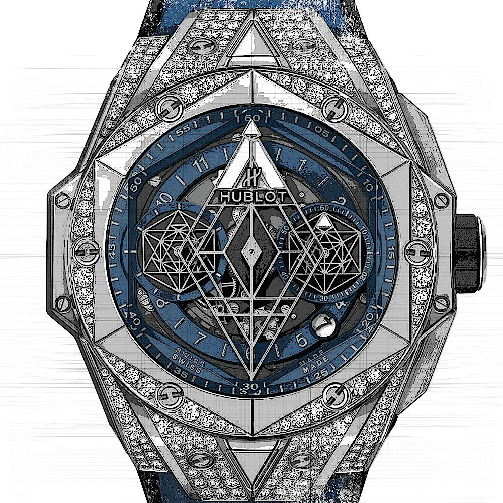 Hublot Big Bang Sang Bleu II Titanium Blue Pavé Hublot Big Bang Sang Bleu II Titanium Blue Pavé von Hublot