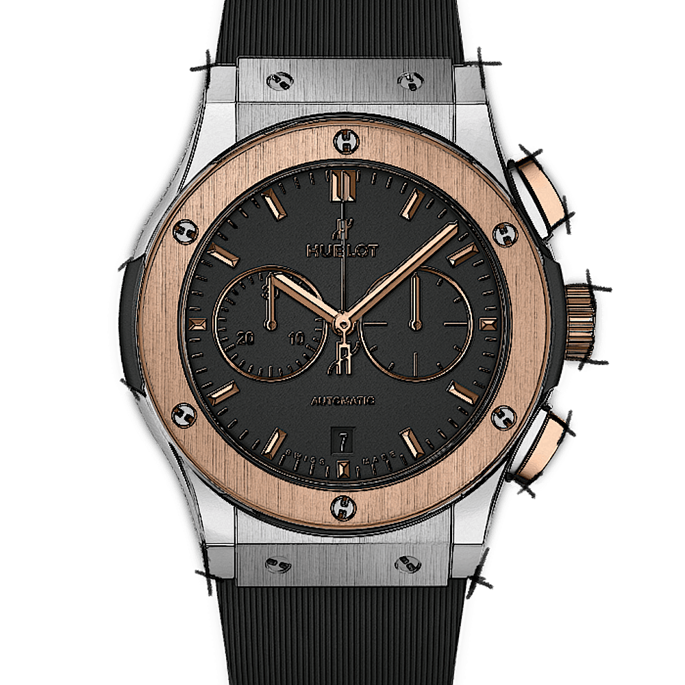 Hublot Classic Fusion Chronograph Titanium King Gold von Hublot