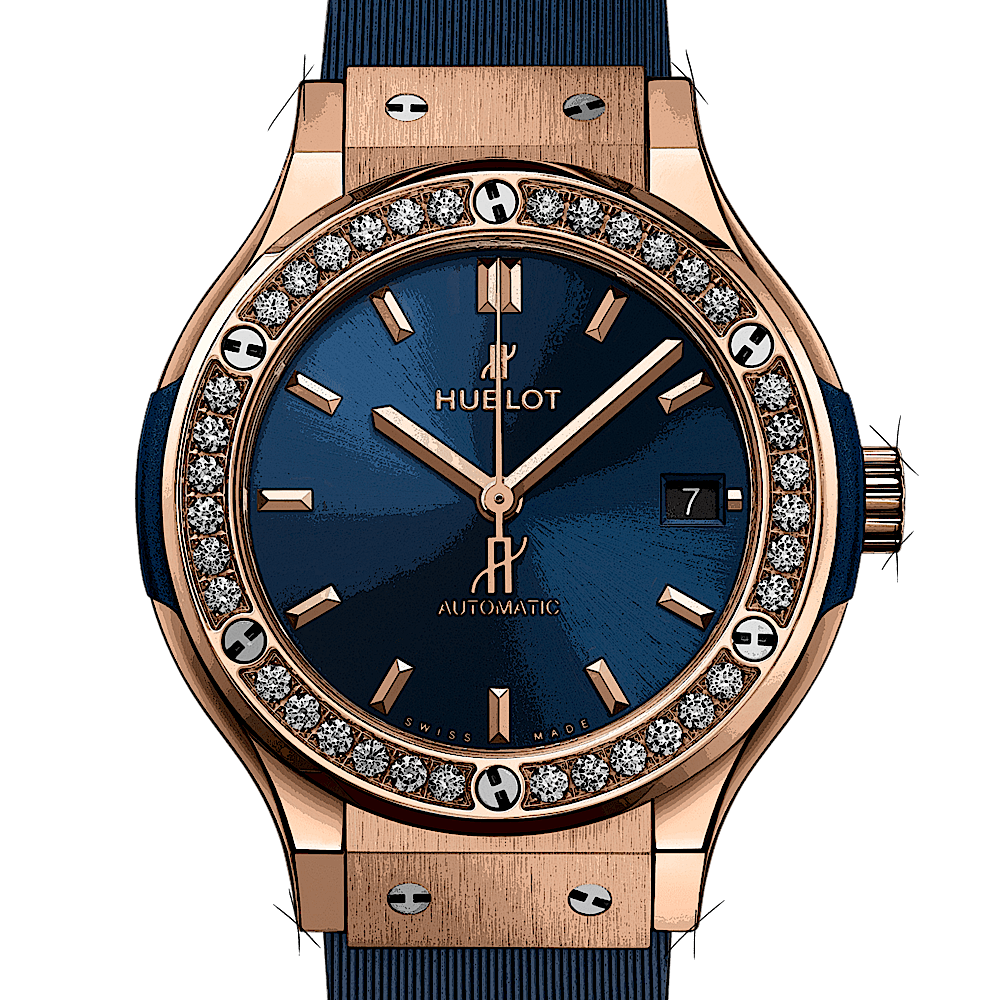 Hublot Classic Fusion King Gold Blue Diamonds von Hublot