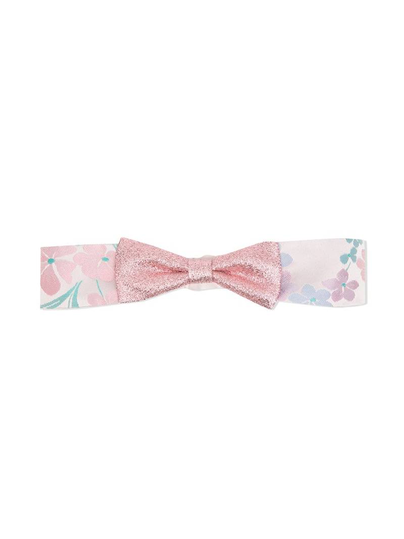 Hucklebones London floral-print bow-detail headband - Pink von Hucklebones London