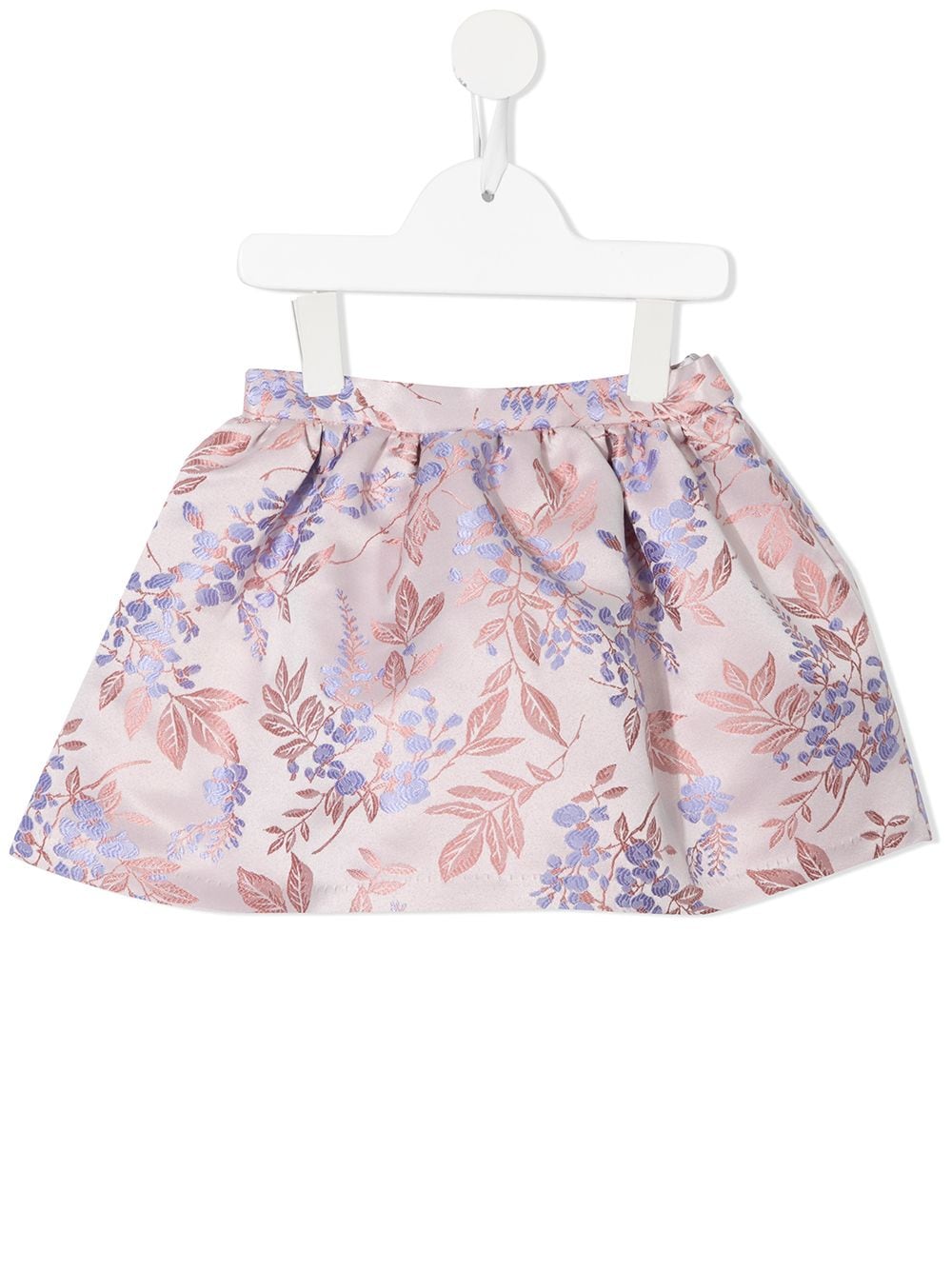 Hucklebones London gathered floral-jacquard skirt - Pink von Hucklebones London