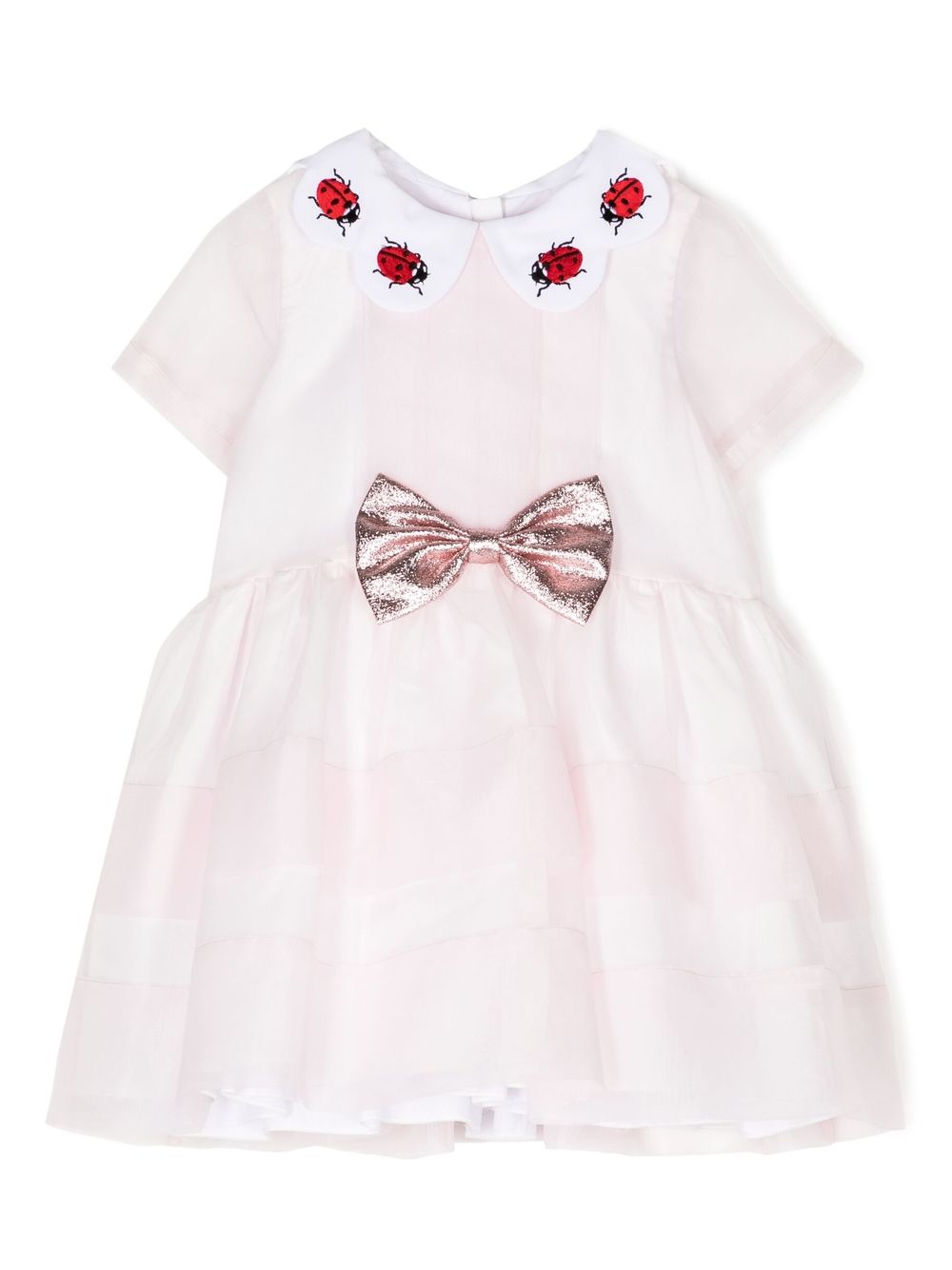 Hucklebones London ladybug-embroidered-detail dress - Pink von Hucklebones London