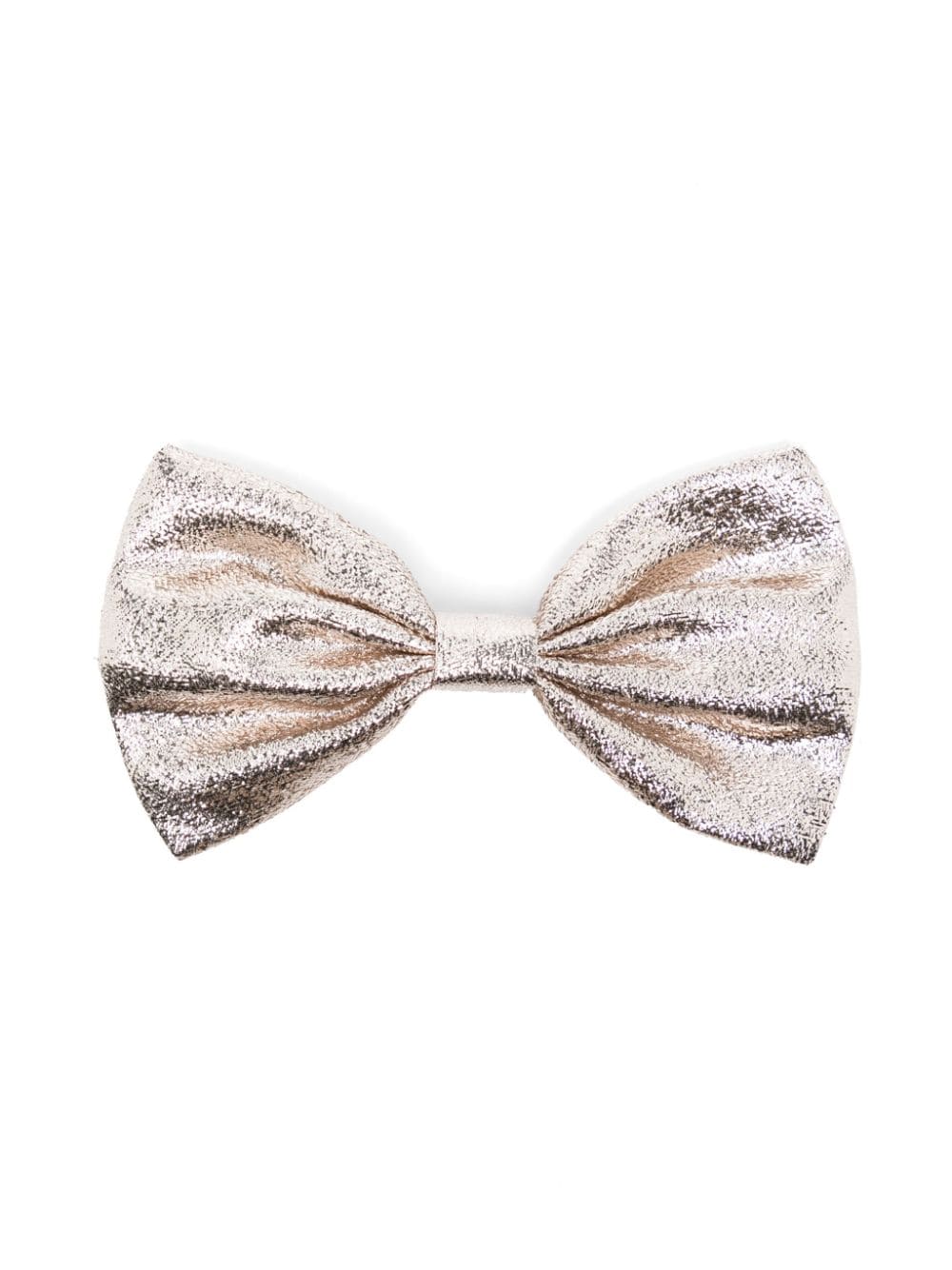 Hucklebones London metallic bow hair clip - Gold von Hucklebones London