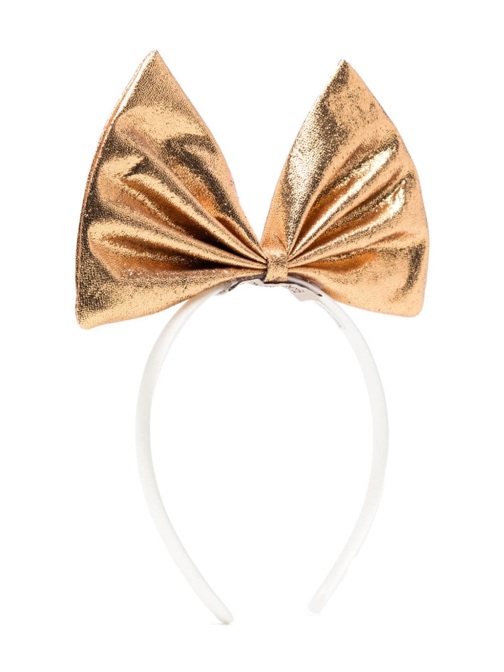 Hucklebones London metallic bow headband - Gold von Hucklebones London