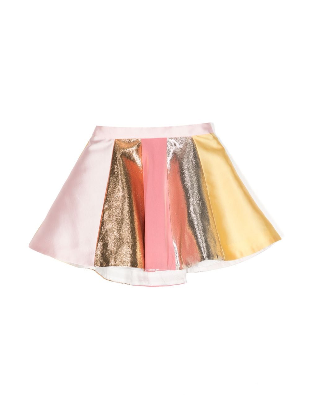 Hucklebones London panelled lamé skirt - Pink von Hucklebones London