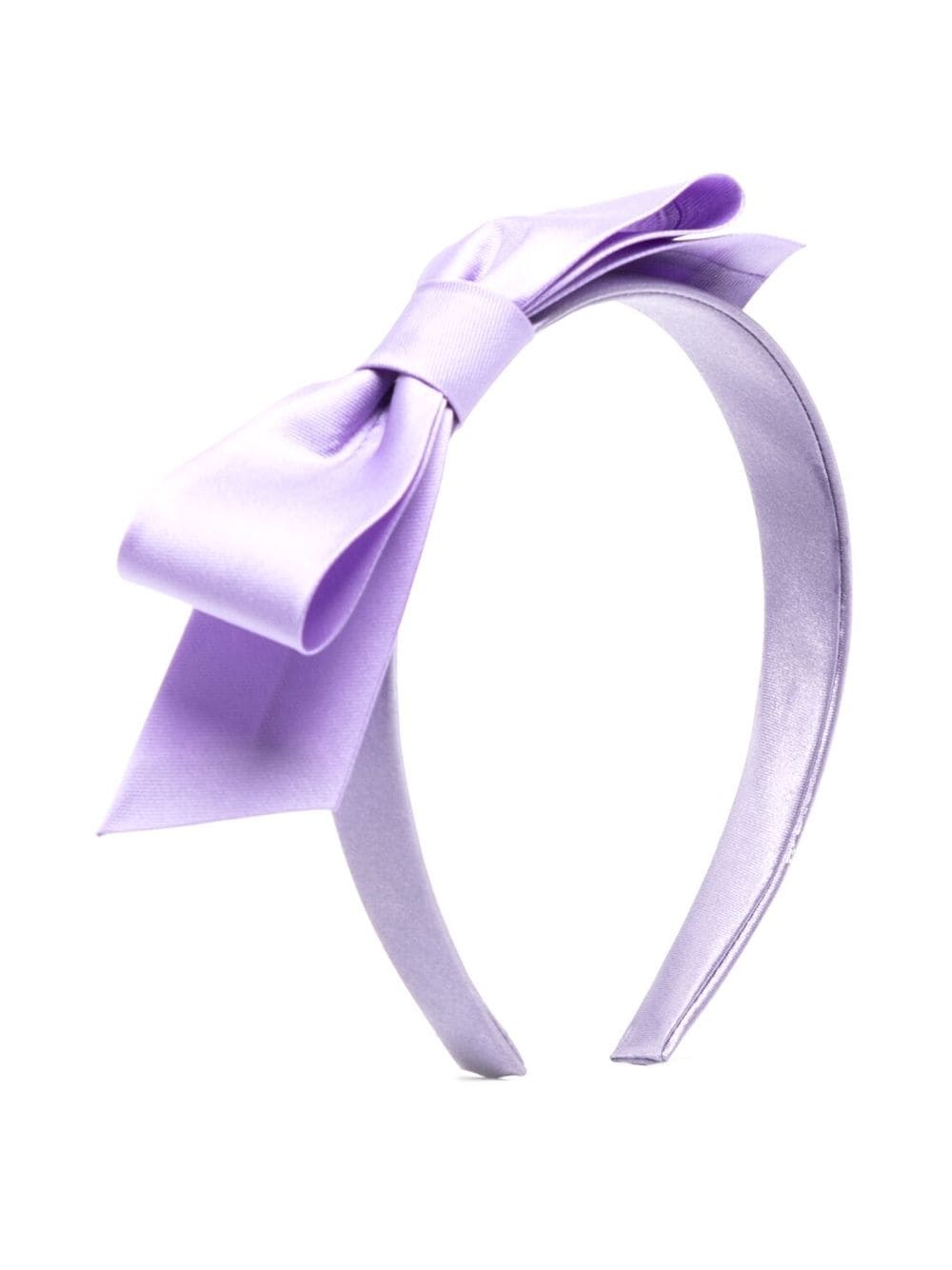 Hucklebones London satin bow head band - Purple von Hucklebones London