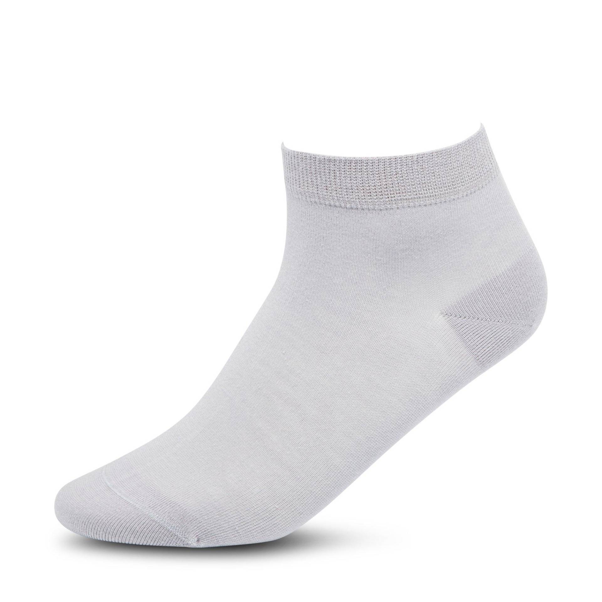 Sneaker Socken Damen Silber 39-42 von Hudson