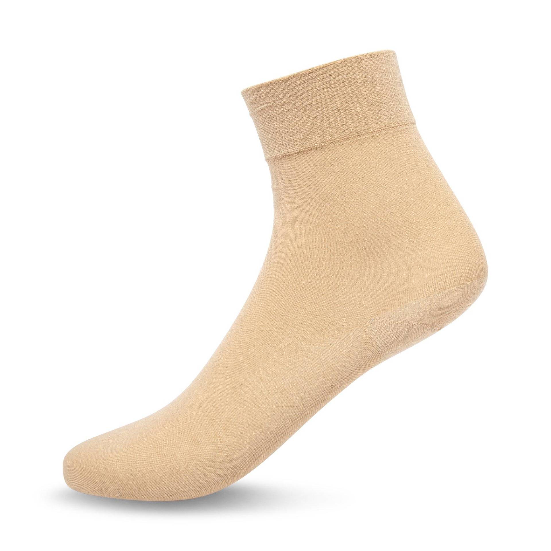 Knöchellange Socken Damen Light Beige 39-42 von Hudson