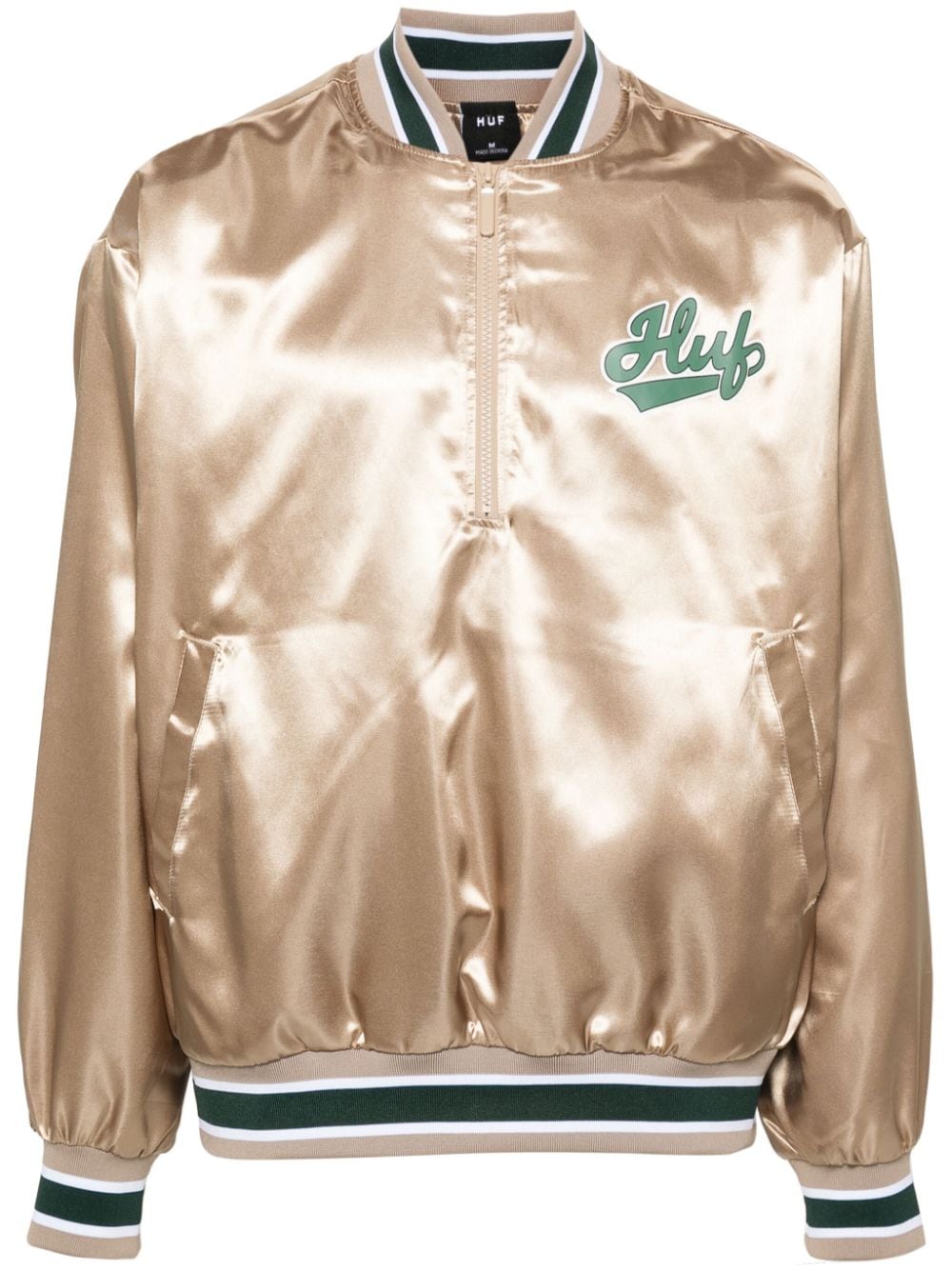 Huf Pop Fly satin sweatshirt - Gold von Huf