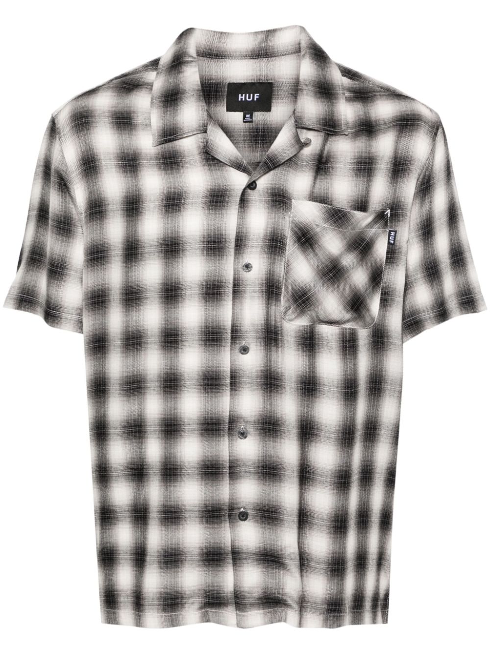 Huf checked camp-collar shirt - Black von Huf