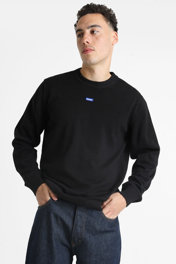 Hugo Blue San Cosmo-C Feinstrickpullover | Black | Herren | XL Hugo Blue San Cosmo-C Feinstrickpullover | Black | Herren | XL von Hugo Blue