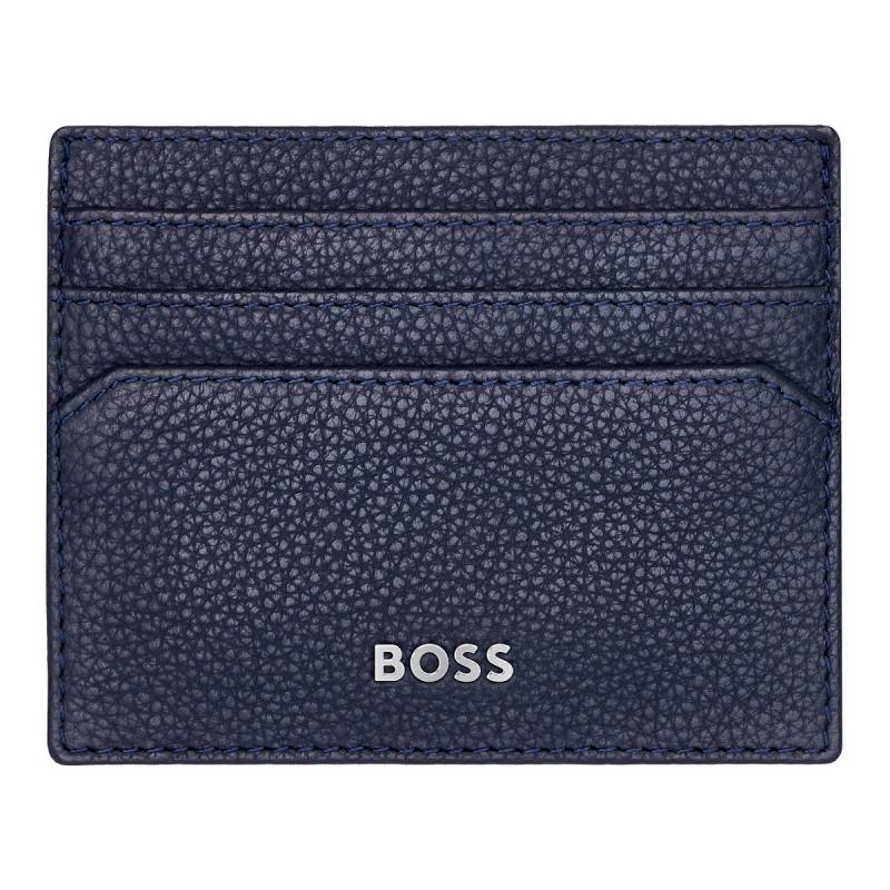 Classic Grained - Kartenhalter in Navy von Hugo Boss