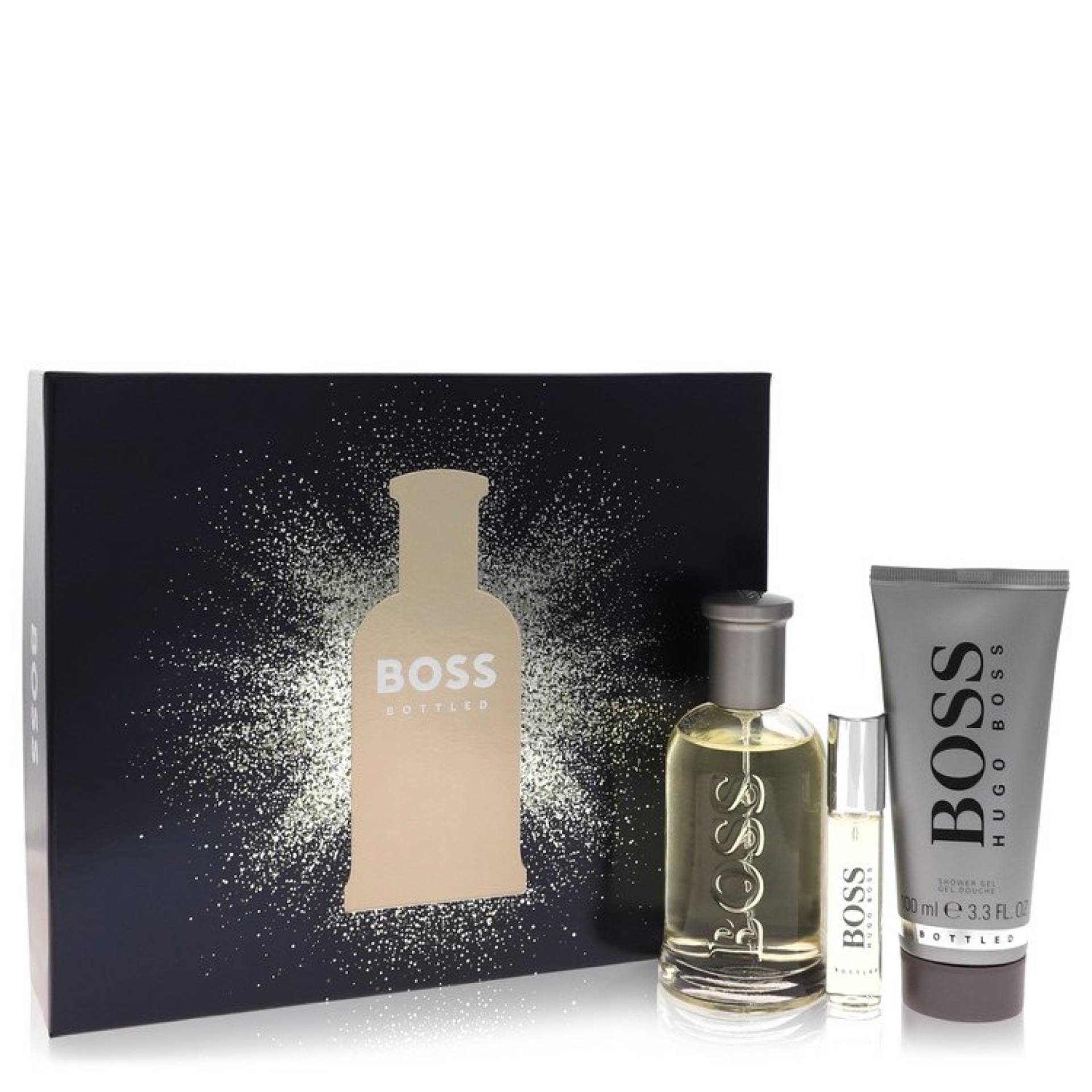Hugo Boss Boss No. 6 Gift Set -- 98 ml Eau De Toilette Spray + 9 ml Mini EDT Spray  + 101 ml Shower Gel von Hugo Boss