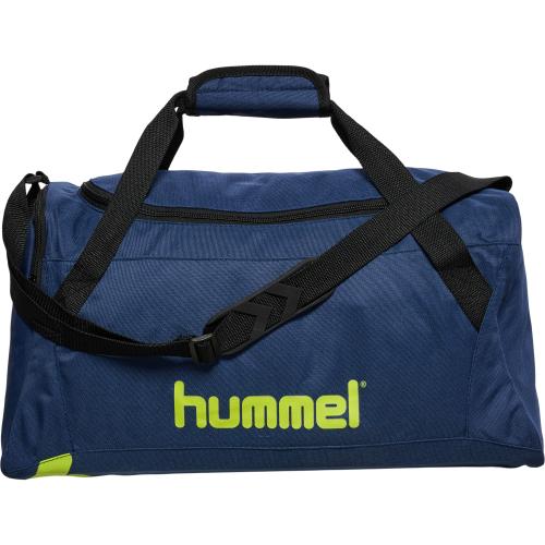 Hummel Core Sports Bag - dark denim/lime punch (Grösse: L) von Hummel