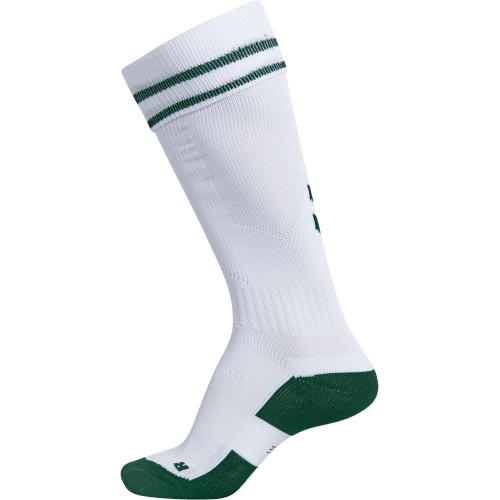 Hummel Element Football Sock - white/evergreen (Grösse: 43-45) von Hummel