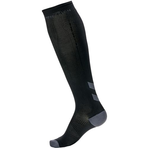 Hummel Elite Compression Sock - black/asphalt (Grösse: 1) von Hummel