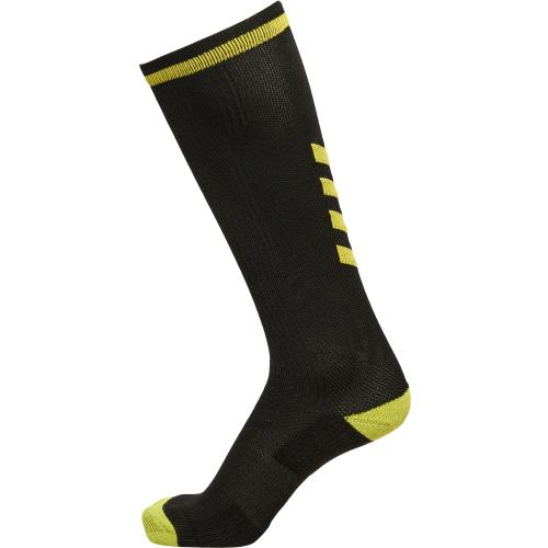 Hummel Elite Indoor Sock High - black/blazing yellow (Grösse: 35-38) von Hummel