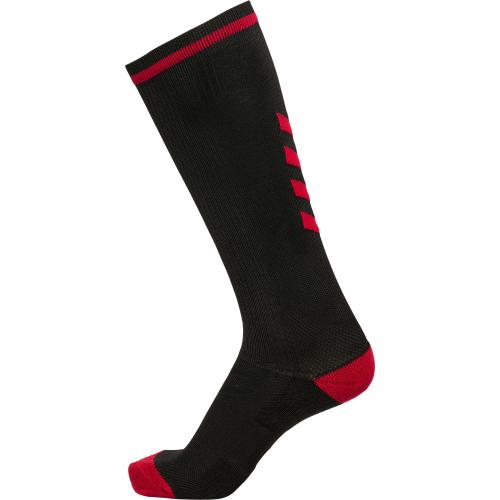 Hummel Elite Indoor Sock High - black/red (Grösse: 43-45) von Hummel